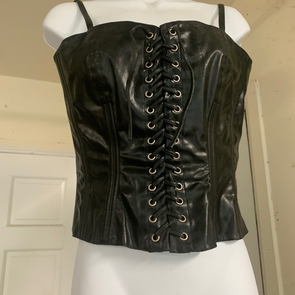 Tops - Leather top